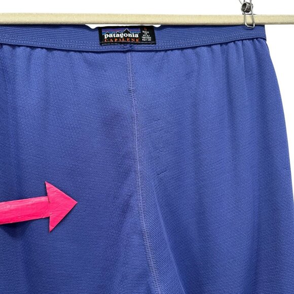 Vintage Patagonia Capilene Purple Base Layer Pants Womens Small - Picture 10 of 12